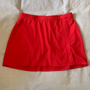 Red Skort